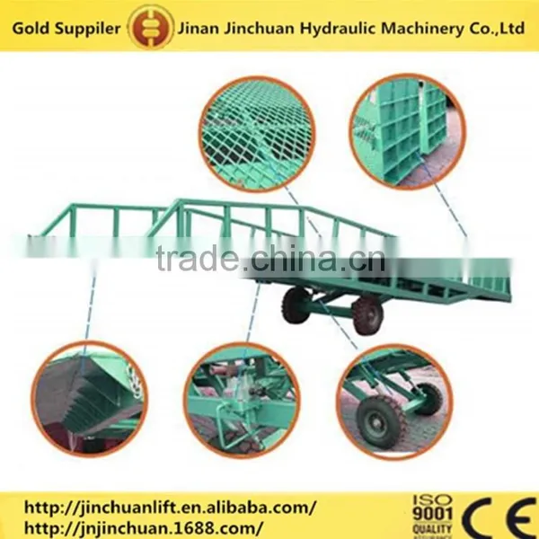 6t Mobile Container Dock Leveler/hydraulic Used Yard Ramp With CE photo-3