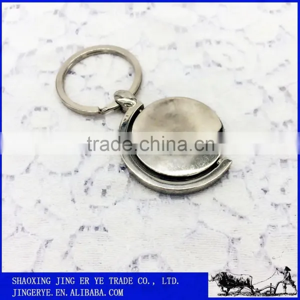 Wholesale Metal 3D Round Globe Key Chains /Promotional Keychains Metal 3d Globe Shape Key Rings photo-2