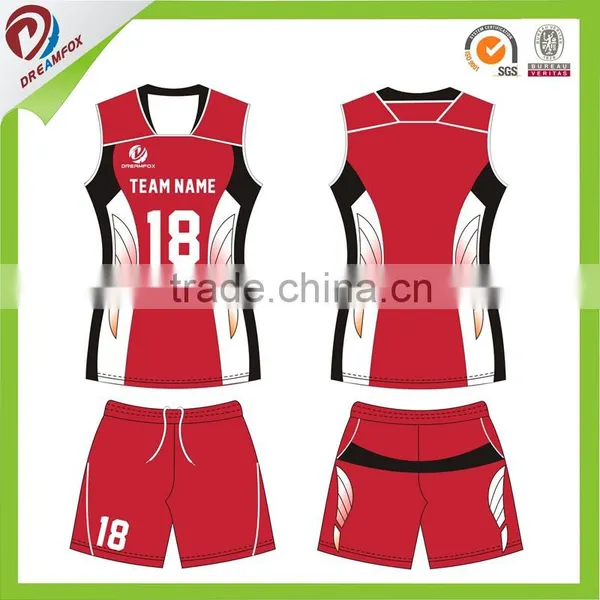 New Style Wholesale Custom Design Men's Volleyball Uniform