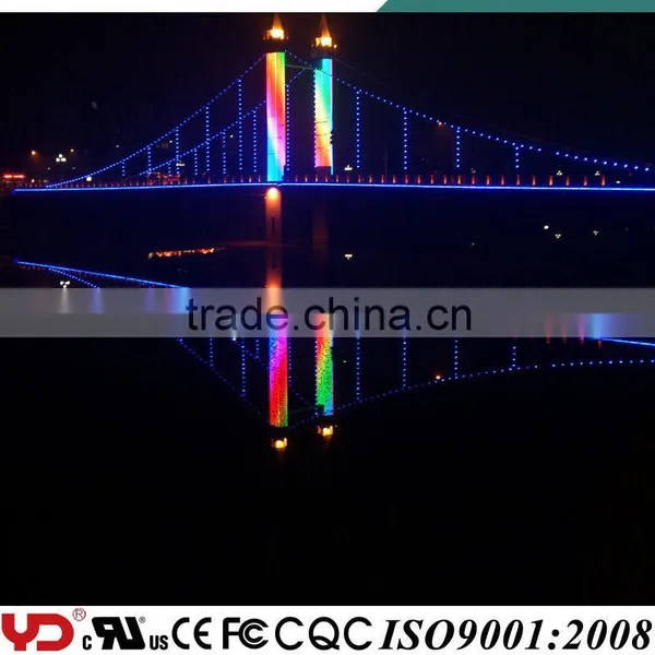 Outdoor Programmable Pvc Lamp Body Material Artistic Led Light Bridge Projects photo-5