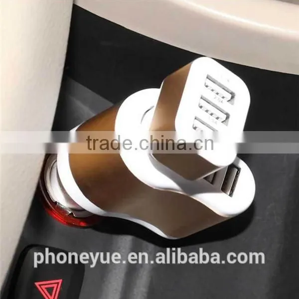 Dual Port Car Cigarette Lighter Socket Adapter Charger for Iphone photo-2