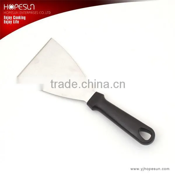 New Design Stainless Steel BBQ Spatula Pizza Cutter Spatula With Plastic Handle photo-5