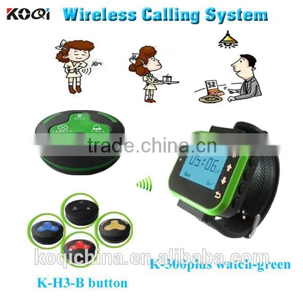 Wireless Table Call Paging System Service Call Bell Restaurant Waiter Call System