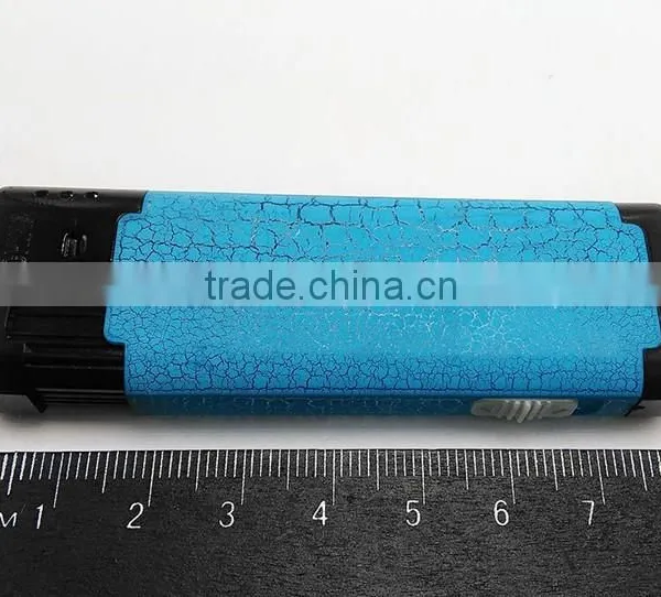 Cigarette Usage Plastic Material Colored Streak Torch Lighter With LED Light photo-4
