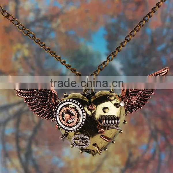 Best Price Fancy Design Antique Gold Covering Necklace photo-3