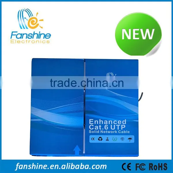 Fanshine Fast Speed 0.58mm CCA 4 Pairs Cat6 Network Cable photo-4