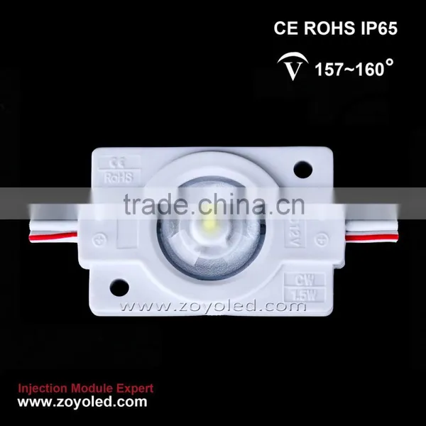 High Power SMD2835 Led Injesction Module 1.5W With Lens Waterproof 12V Led Module for Signs 5 Year Warranty photo-2