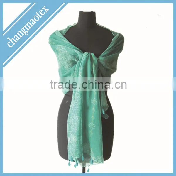 Newest Long Style Polyester Shawl photo-3