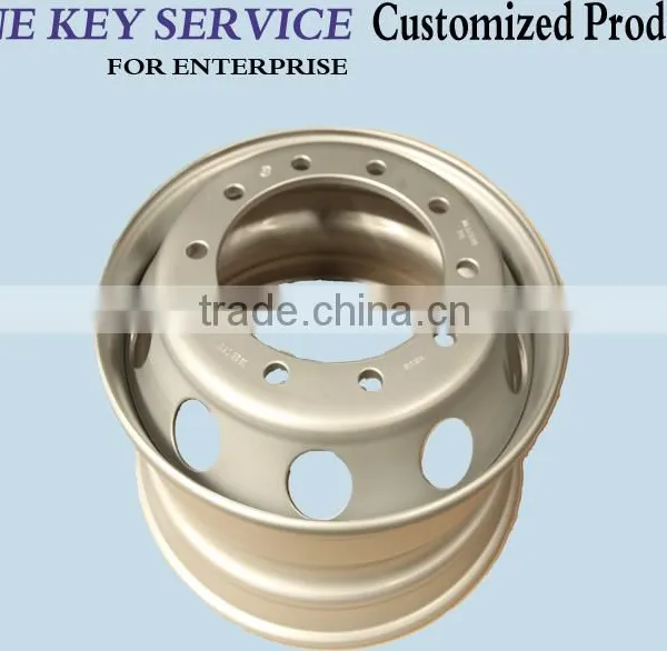 LOTOUR Brand Steel Truck Wheels & Rims 19.5x6.75 19.5x7.50 for Dong Feng photo-2
