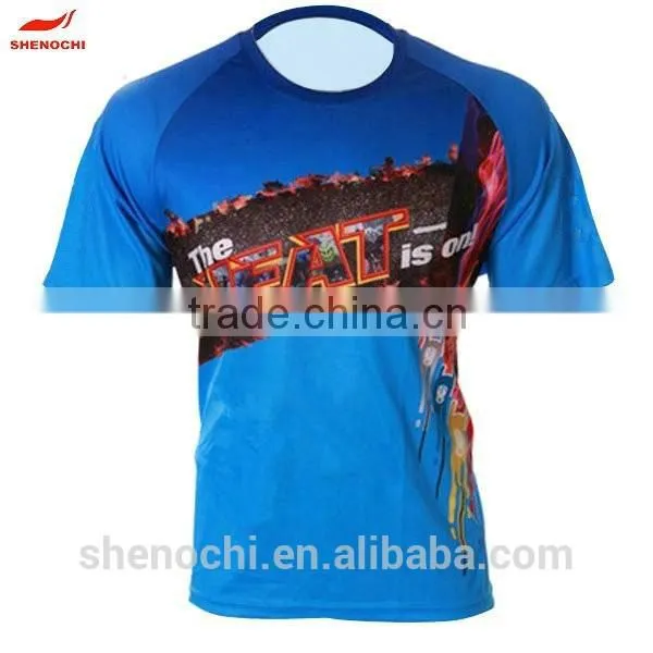 Sublimation t Shirt OEM Service Made in China Dri Fit T-shirt Factory