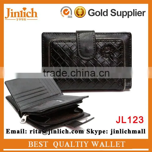 2015 Female Black Red Leather Wallet Wholesale