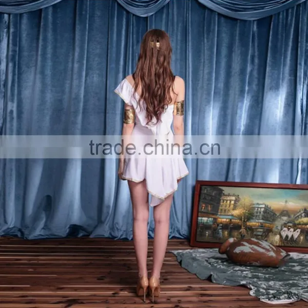 Female Goddess Roman Costume Uniform Adult Sexy Warrior Princess Halloween Fancy Greek Goddess Costume Dress photo-5