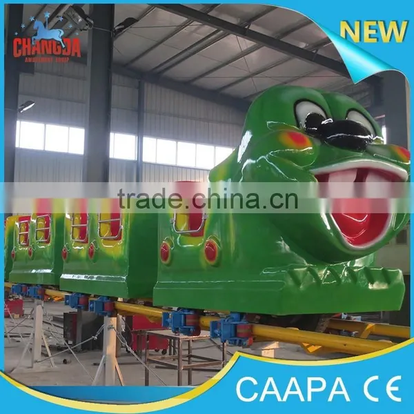 [changda]2015 Most Attractive 120m Track 14 Seaters Roller Coaster Cheap Amusement Rides
