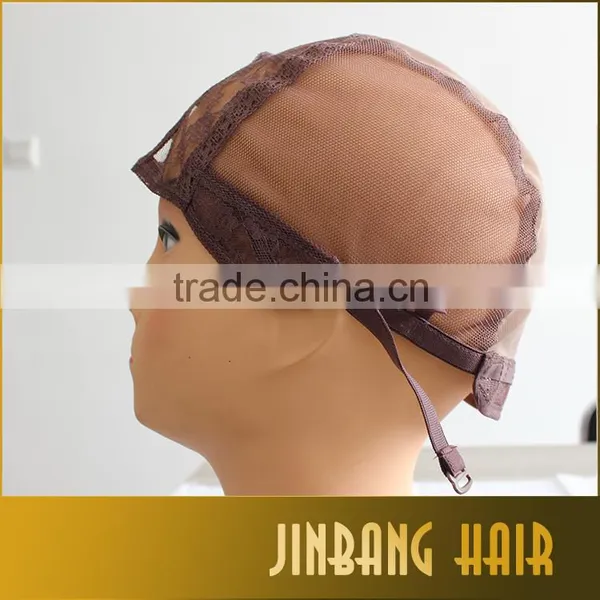 2016 Best Selling Wholesale Brown Lace Wig Caps For Making Wigs Adjustable Wig Cap In Stock photo-3
