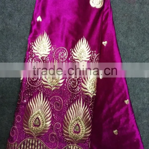High Quality African Velvet Lace Fabric for Party Dresses photo-5