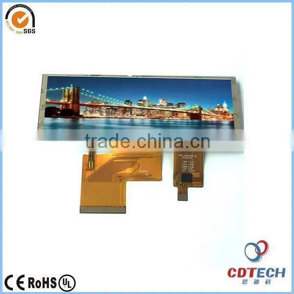 Higt Quanlity Tft Lcd 4.6 Inch WVGA 800*320 Small Size Lcd Solar Panel With PCAP photo-2