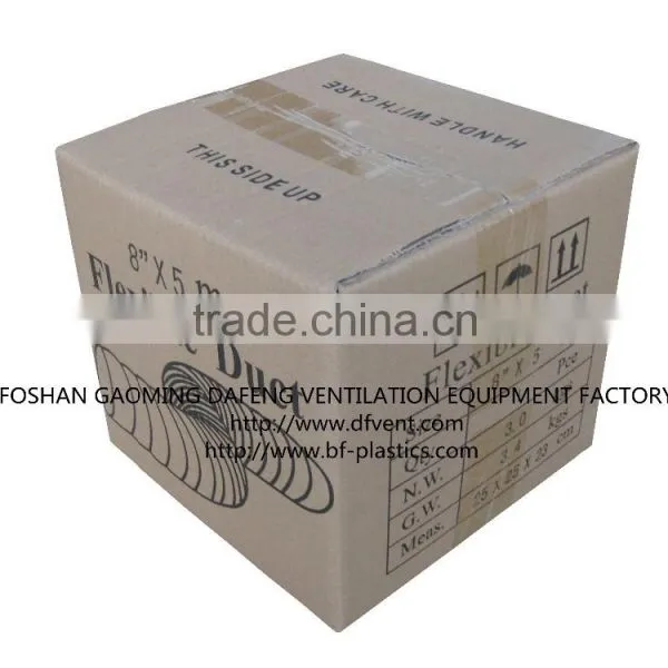 8'' x 4m SGS Certified Anti Flaming Strong PVC Flexible Air Conditioning Duct photo-3