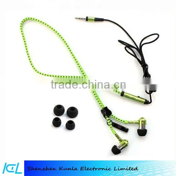 2015 Wholesale Zipper Earphone, Headset, Headphone for IOS&Android Smartphone, MP3 Player and PSP Gamer photo-4