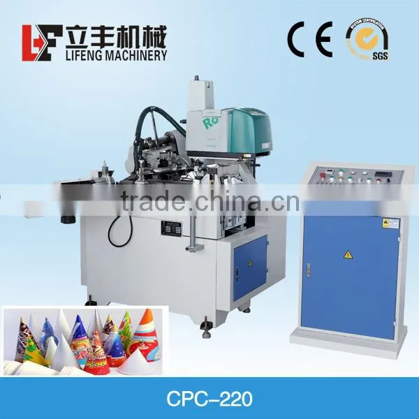 Automatic High Speed Ice Cream Paper Cone Sleeve Making Machine Price Cpc-220 photo-4