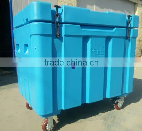310LTR Dry Ice Store Cooler Box Dry Ice Mobile Box Dry Ice Bin With SEBS Seal Ring photo-3