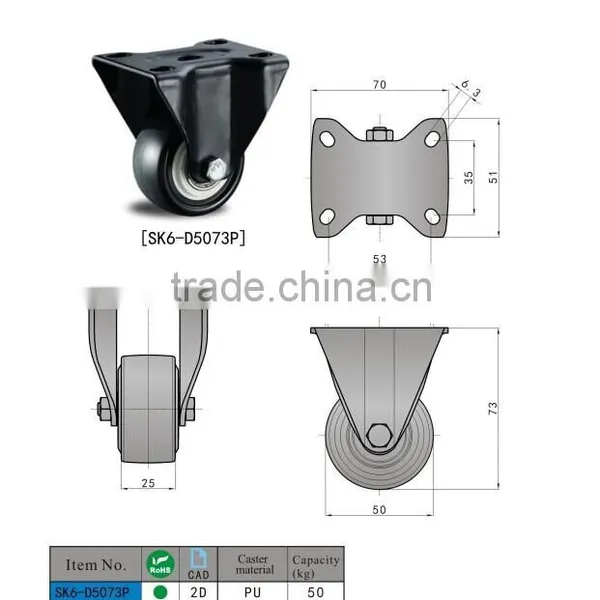 SK6-D5073P Hot Sale Caster Wheel Loading Included 1kg-99kg photo-2