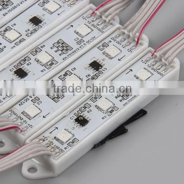 CE Rohs IP67 3pcs Chips 5050 Pixel Waterproofing Dream Color Smd Led Module for Fairground Lighting photo-5