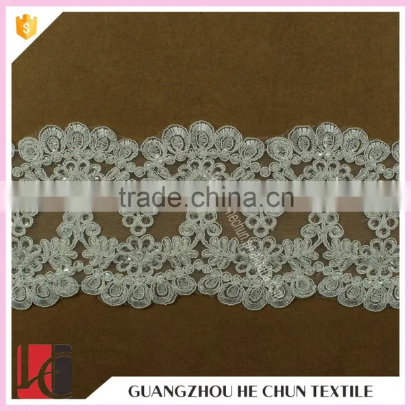 HC-2220-1 Hechun Sewing Sewing Beads Narrow Lace Bridal Trim photo-2
