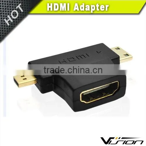3 in 1 HDMI to Micro HDMI Mini HDMI Adapter photo-3