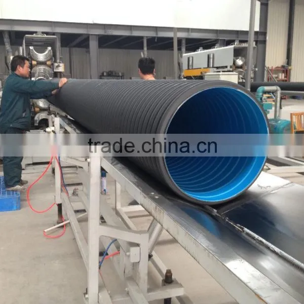 SN4/SN8 300mm Double Wall Hdpe Corrugated Pipe photo-4