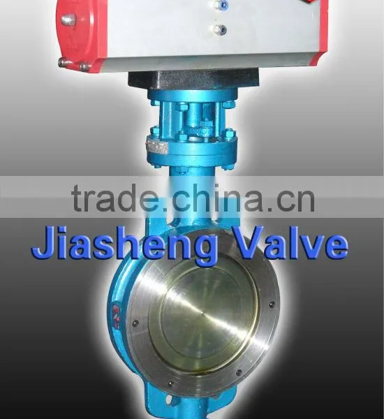 Pneumatic Actuator Wafer Type Butterfly Valve Made in China
