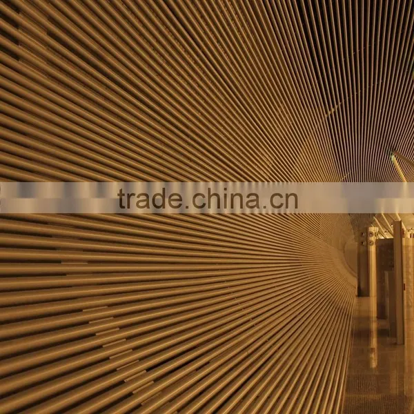 Hottest Modern Dia50mm Aluminum Linear Interval Suspended Round Tube Ceiling photo-6