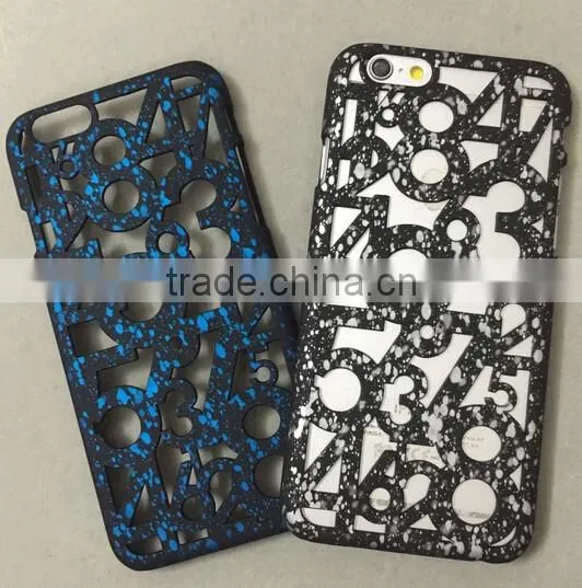 New Arrival Europe and America Sky Hollow Out Number Mobile Phone Cover for Iphone 6 photo-2