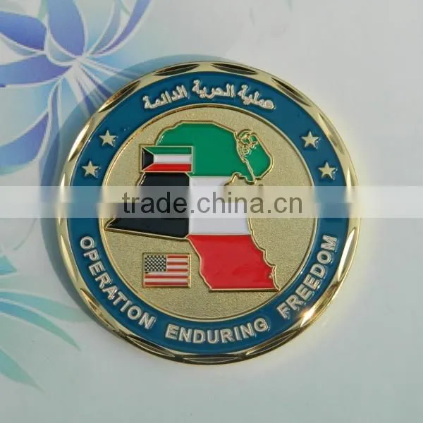 Free Sample Double Sided Gold Coin Custom photo-4