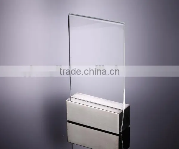 Customized Acrylic Menu Holder,acrylic Menu Cover