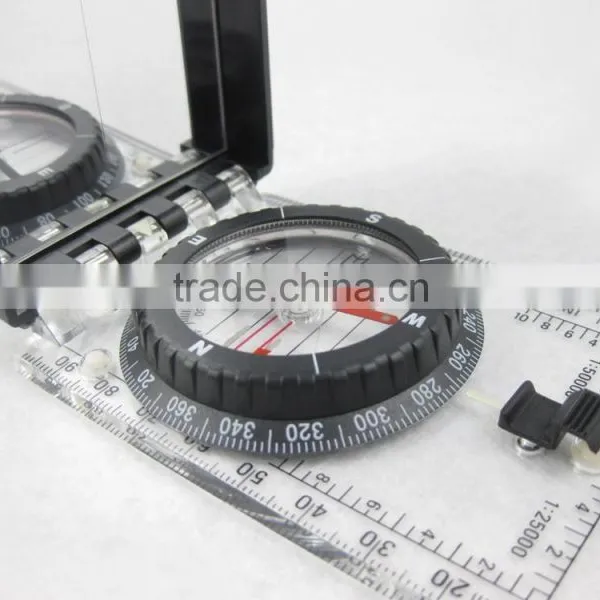 Map Mirror Compass With Built in Clinometer/Transparent Camping Map Compass Quality Choice photo-4