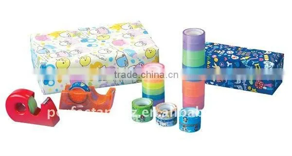 Hot Sale 1" Core BOPP Stationery Tape With Various Colors and Plastic Core photo-2