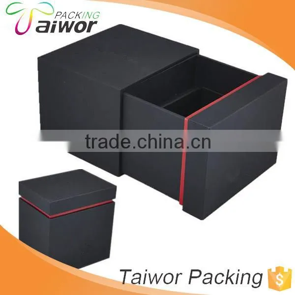 Luxury Plastic With Paper Watch Velvet Box photo-3