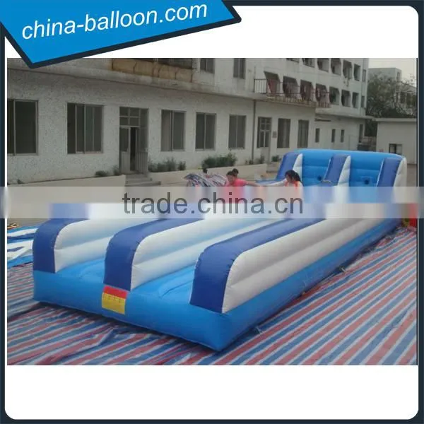 Inflatable Bungee Run! Double Lanes Inflatable Air Runing Tracks / Inflatable Bungee Trampoline photo-2