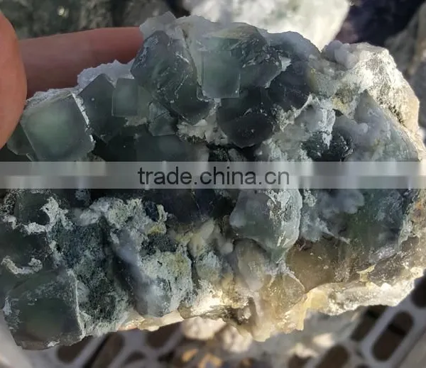 Wholesale Beautiful Purple and Green Fluorite Crystal Specimen for Decoration photo-4