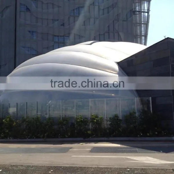 Air-supported ETFE Cushion Roof System for Tunnel Exist Canopy and ETFE Pillow photo-3