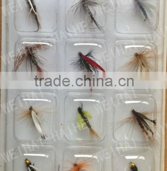 12 Pcs Assorted Nymph Trout Flies Fly fishing Hook