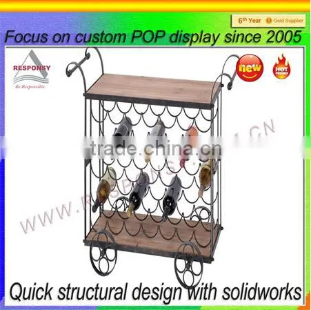 Franchise Metal Wire Wine Display, Glass Bottle Wine Display Stand photo-5