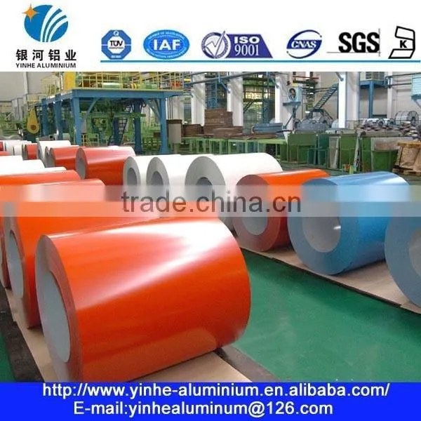 Pro-coated Aluminum Coil With Two Colors Coated on Both Side for Decoration Indoor