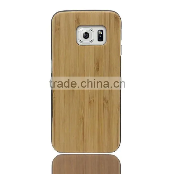 Factory Price For Galaxy S6 Edge Case PC+Bamboo Wood for Samsung S6 Edge Case for Galaxy S6 photo-2