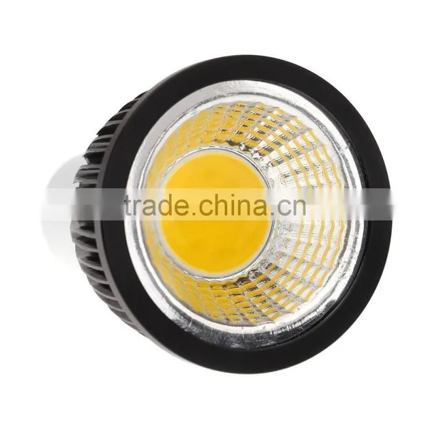 Black 5w Gu10 Cob Led Spotlight Energy Saving Lamp-warm White 3000K photo-2