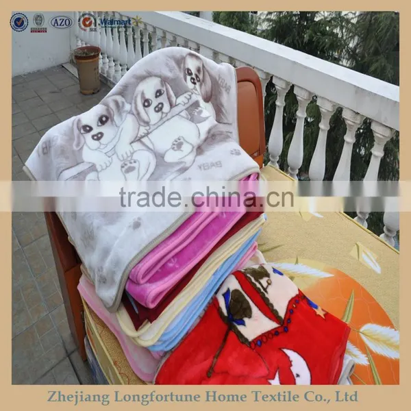 Yiwu China Suppliers Longfortune 100% Polyester Wholesale Thermal Protection Container Home Cuddly Fleece Baby Blanket photo-2