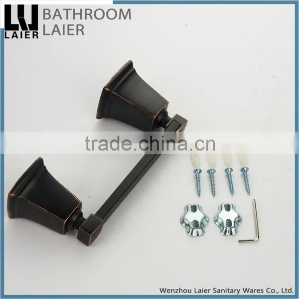 12133b China Supplier Zinc American Style Black Bathroom Equipments Toilet Roll Holder photo-6