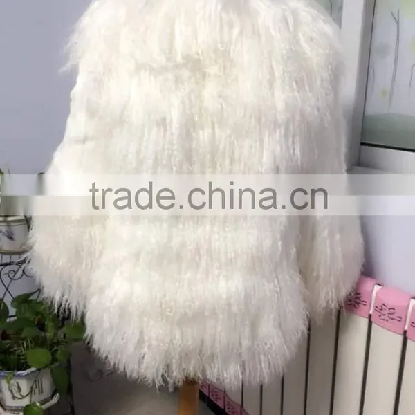 Fashion Tibet Lamb Fur Coat for Women TC01 photo-2