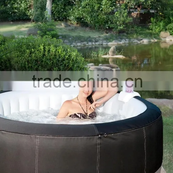 Hot Sales Inflatable Portable Massage Spa Pool With Synthenic Lether Cover