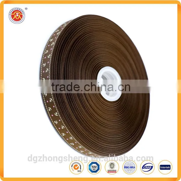 Manufacture Wholesale Silk Screen Printed Grosgrain Ribbons Silk Ribbons photo-3